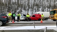 Ulykken skjedde ved Bergerkrysset.