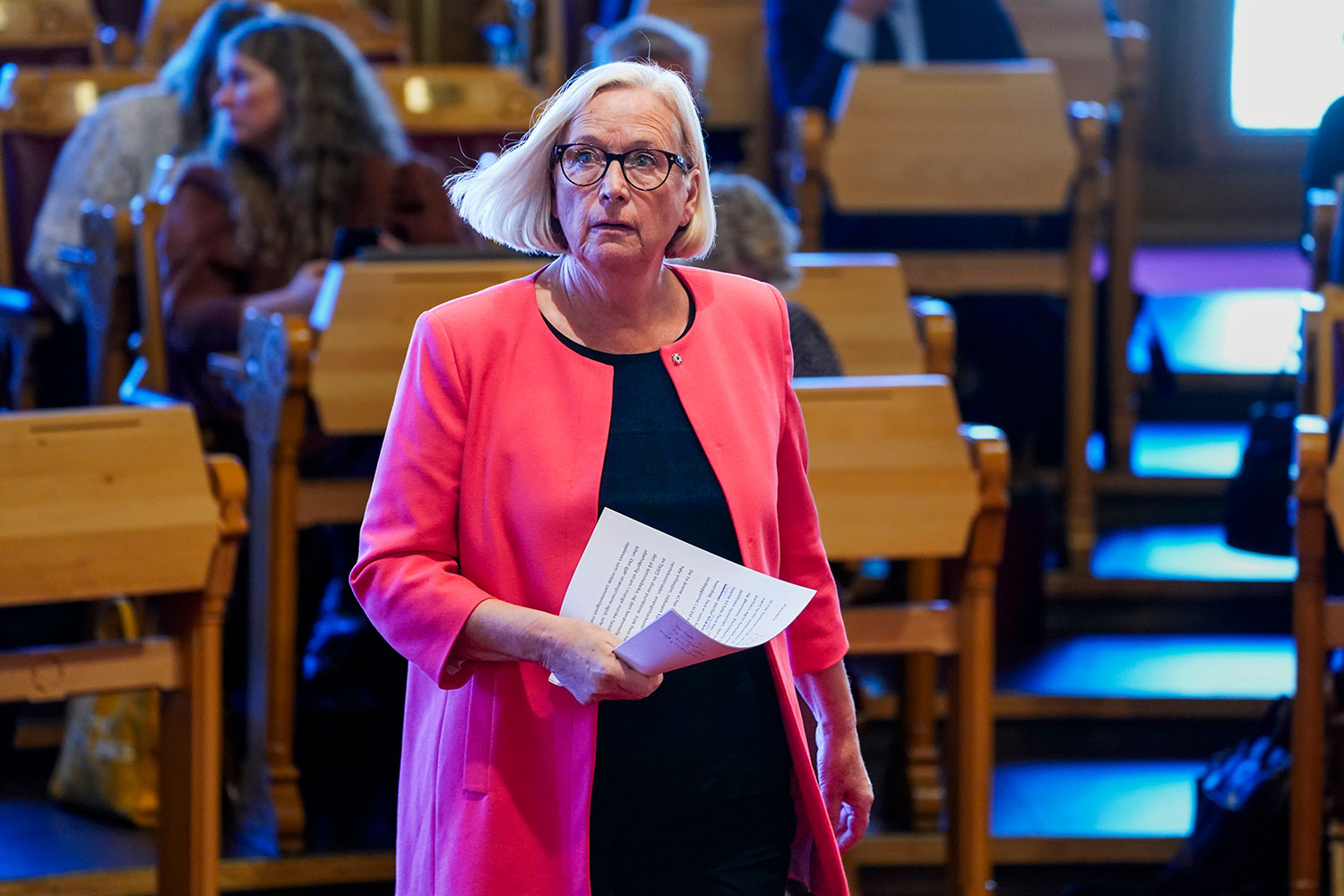 Senterpartiets parlamentariske leder Marit Arnstad. 