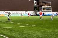 Rett på keeper men Martine sparker så knallhardt at den går inn. 1-0