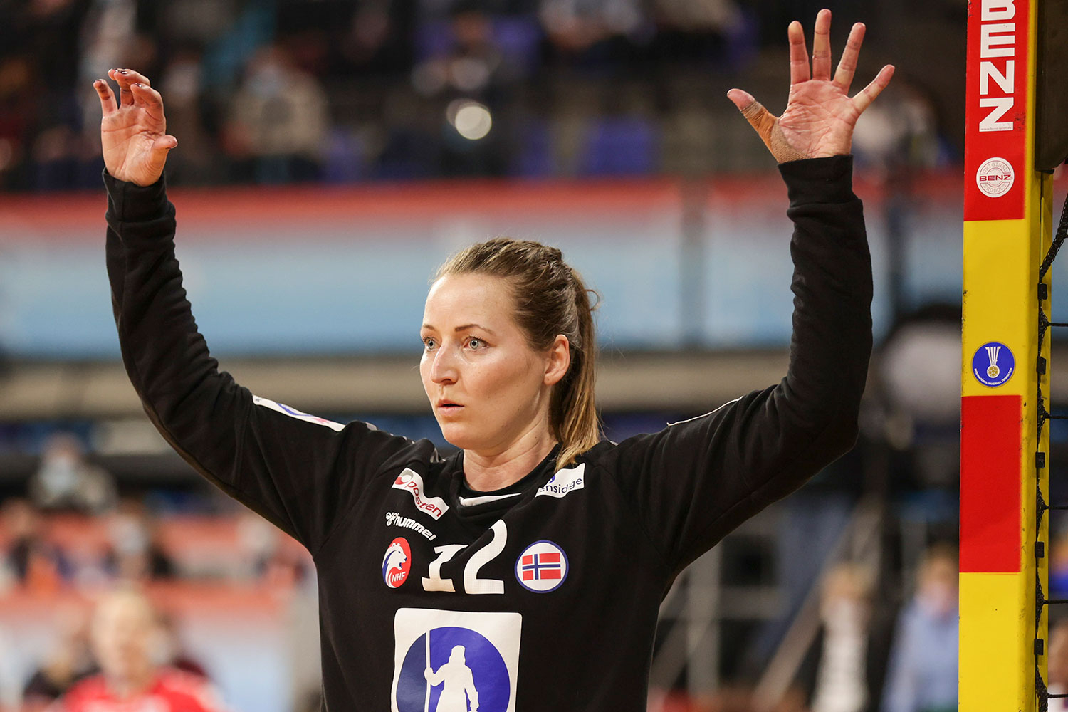 Silje Solberg under VM-finalen i håndball. 