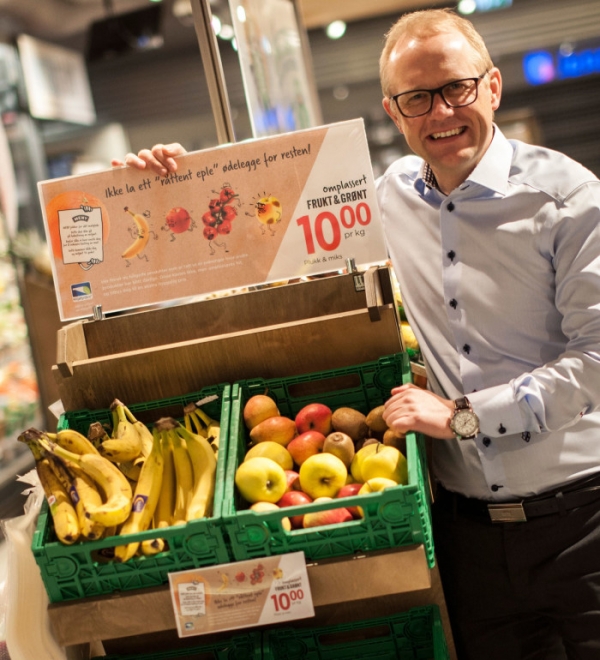 Frukt og grønt på lavpris i stedet for kasting